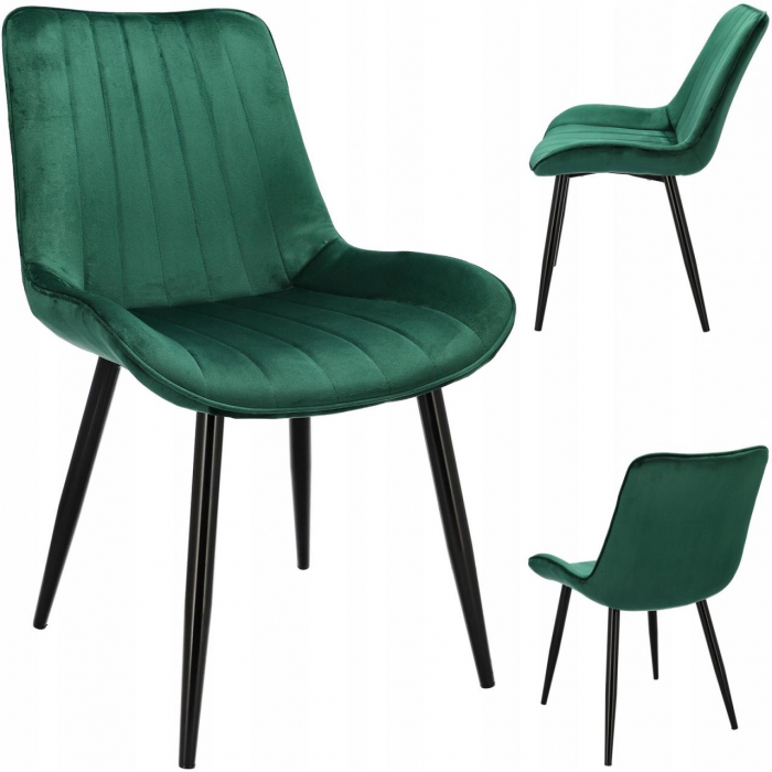 SCAUN BUCATARIE/LIVING, CATIFEA, METAL, VERDE, 54X61X83 CM, VIVA [8]