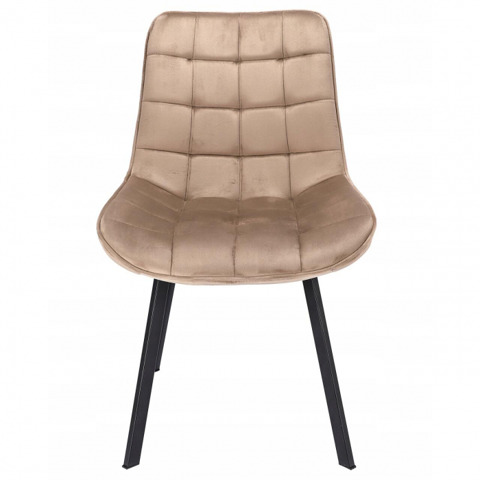 SCAUN BUCATARIE/LIVING, JUMI, ADORO, CATIFEA, METAL, BEJ, 52X62X85 CM [3]