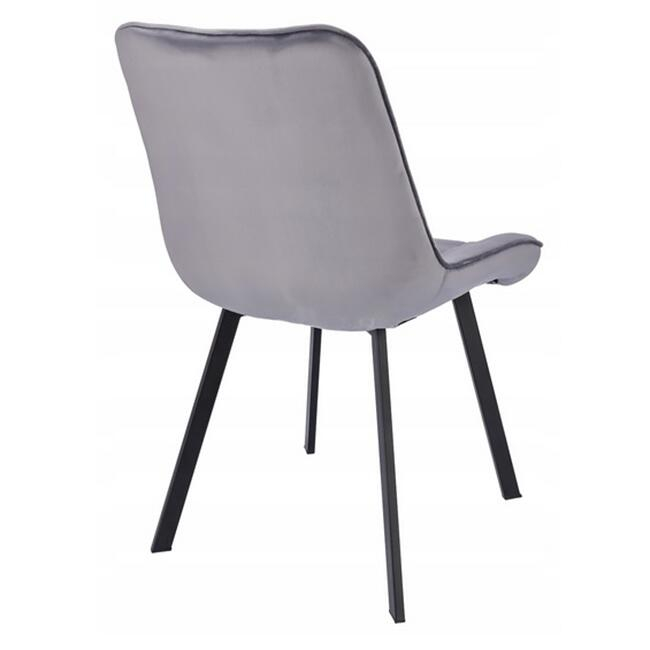SCAUN BUCATARIE/LIVING, JUMI, ADORO, CATIFEA, METAL, GRI, 52X62X85 CM [3]