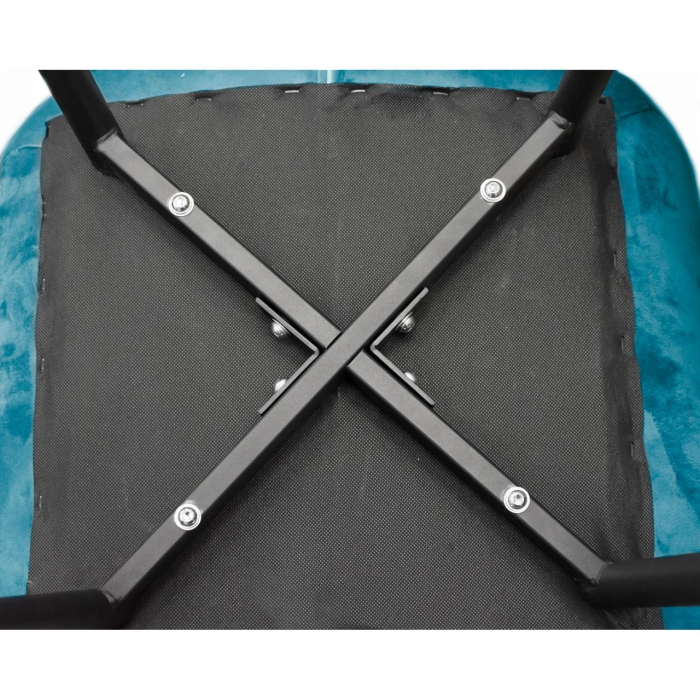 SCAUN BUCATARIE/LIVING, JUMI, MISTY, CATIFEA, METAL, ALBASTRU, 53X63X83 CM [2]