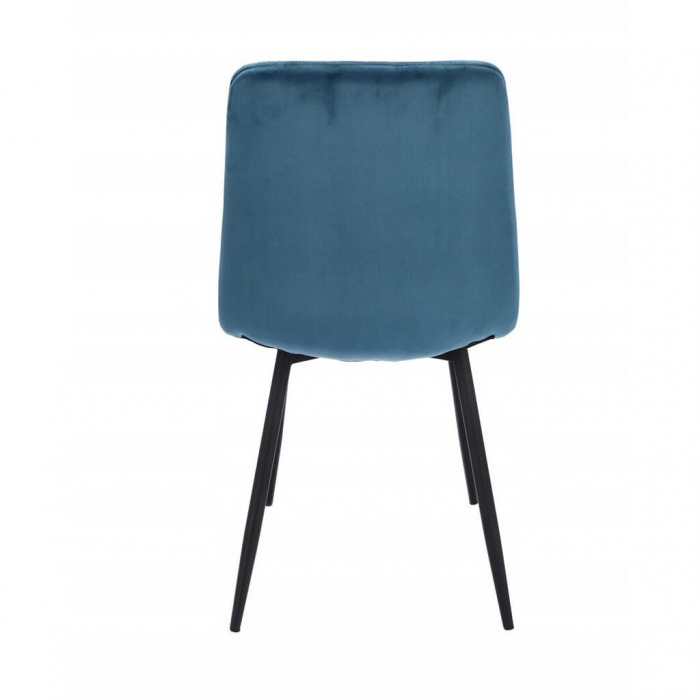 SCAUN BUCATARIE/LIVING, JUMI, PIADO, CATIFEA, METAL, ALBASTRU SI NEGRU, 44X52X89 CM [4]