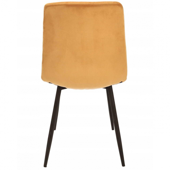 SCAUN BUCATARIE/LIVING, JUMI, PIADO, CATIFEA, METAL, MUSTAR SI NEGRU, 44X52X89 CM [3]