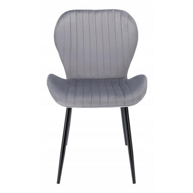 SCAUN BUCATARIE/LIVING, JUMI, VEIRA, CATIFEA, METAL, GRI, 52X57X85 CM [3]
