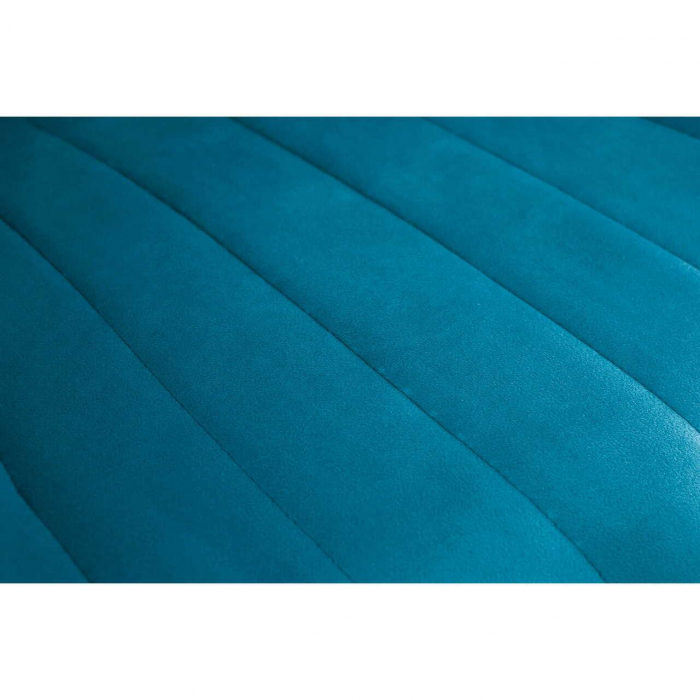 SCAUN BUCATARIE/LIVING, JUMI, VIVA, CATIFEA, METAL, ALBASTRU MARIN SI NEGRU, 54X61X83 CM [3]
