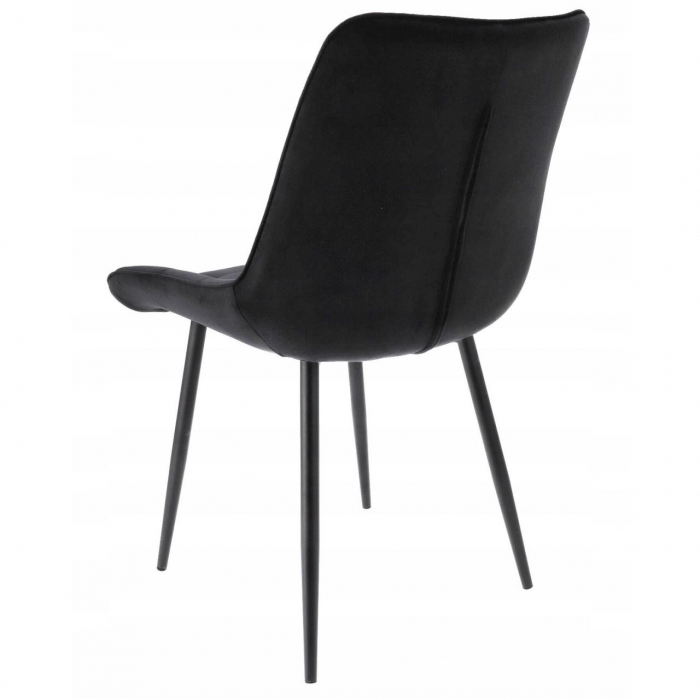 SCAUN BUCATARIE/LIVING, METALIC, CATIFEA, NEGRU, 53X63X83 CM, MISTY [5]