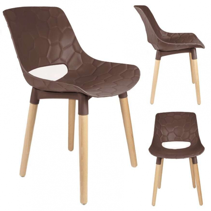 SCAUN BUCATARIE/LIVING, PP, MARO, MAX 130 KG, 45X55X77 CM, DAVIS [7]