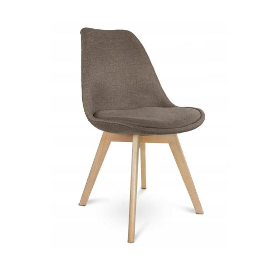 SCAUN BUCATARIE/LIVING, STOFA, LEMN, MARO, 49X55X82 CM, ALTA [1]