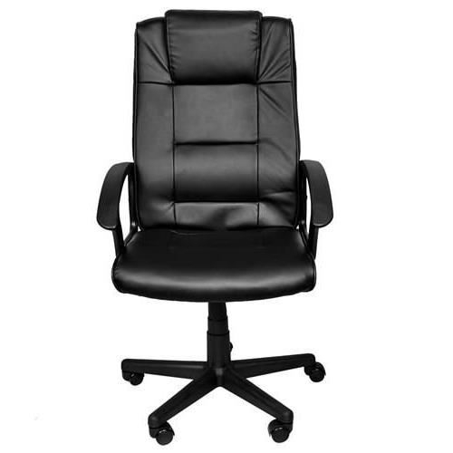SCAUN DE BIROU, ROTATIV, FUNCTIE TILT, PIELE ECOLOGICA, NEGRU, MAX 100 KG, 61X61X105/115 CM, MALATEC [9]
