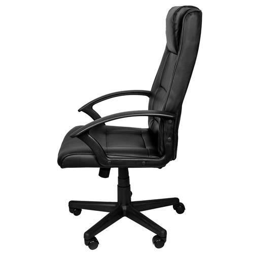 SCAUN DE BIROU, ROTATIV, FUNCTIE TILT, PIELE ECOLOGICA, NEGRU, MAX 100 KG, 61X61X105/115 CM, MALATEC [11]