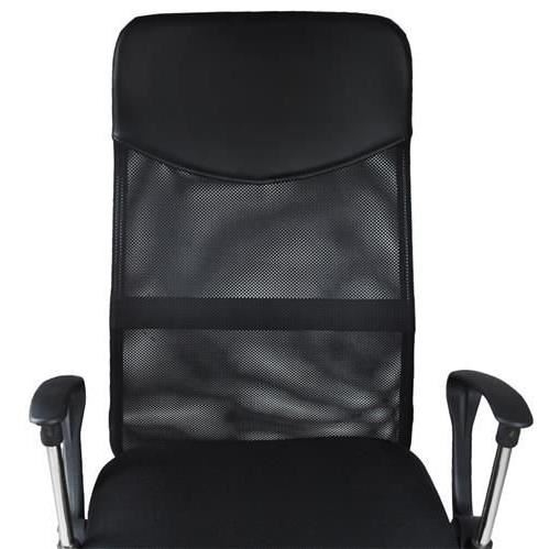 SCAUN DE BIROU, ROTATIV, FUNCTIE TILT, PLASA, OTEL, NEGRU, MAX 130 KG, 60X60X111/121 CM, MALATEC [3]