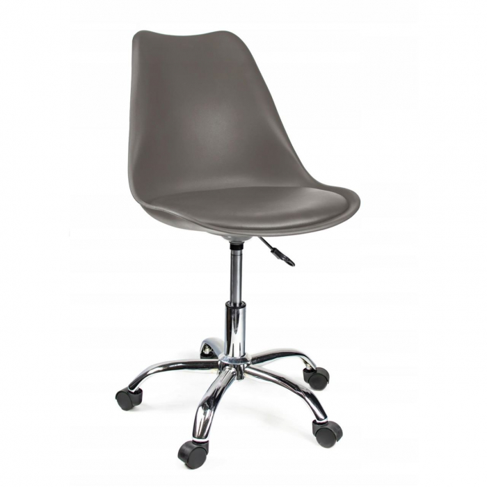 SCAUN DE BIROU, ROTATIV, GRI, 51X78/90 CM [6]