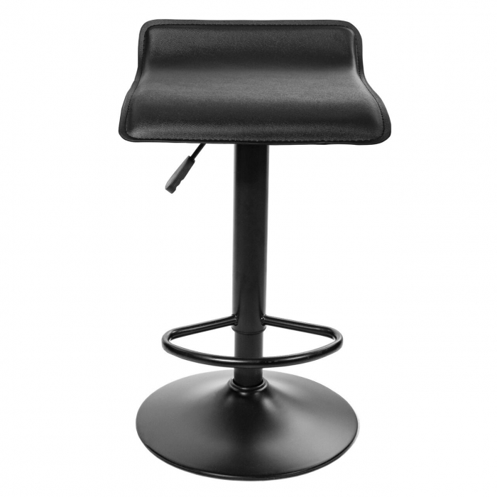 SCAUN DE BUCATARIE/BAR, ARTOOL, FORT, ROTATIV, PIELE ECOLOGICA, NEGRU, 38X39X84 CM [5]