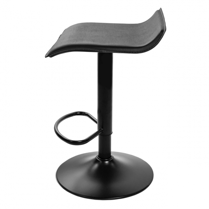SCAUN DE BUCATARIE/BAR, ARTOOL, FORT, ROTATIV, PIELE ECOLOGICA, NEGRU, 38X39X84 CM [3]
