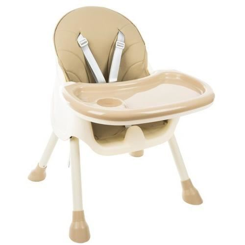 SCAUN DE MASA PENTRU BEBELUSI, 3 IN 1, BEJ, MAX 20 KG, 60X75X92 CM, KRUZZEL [7]
