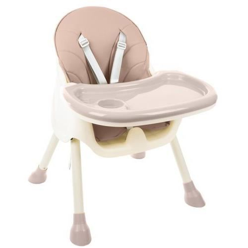 SCAUN DE MASA PENTRU BEBELUSI, 3 IN 1, ROZ, MAX 20 KG, 60X75X92 CM, KRUZZEL [7]