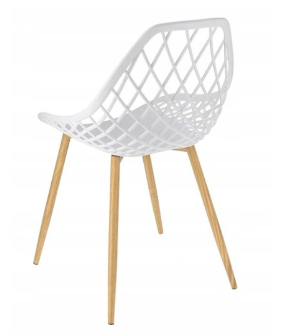 SCAUN DE TERASA,PLASTIC ,ALB [2]