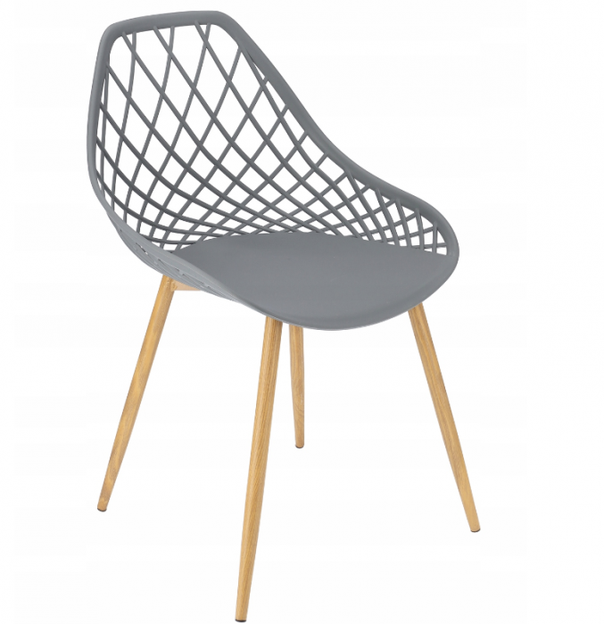 Scaun de terasa,plastic,Gri [1]