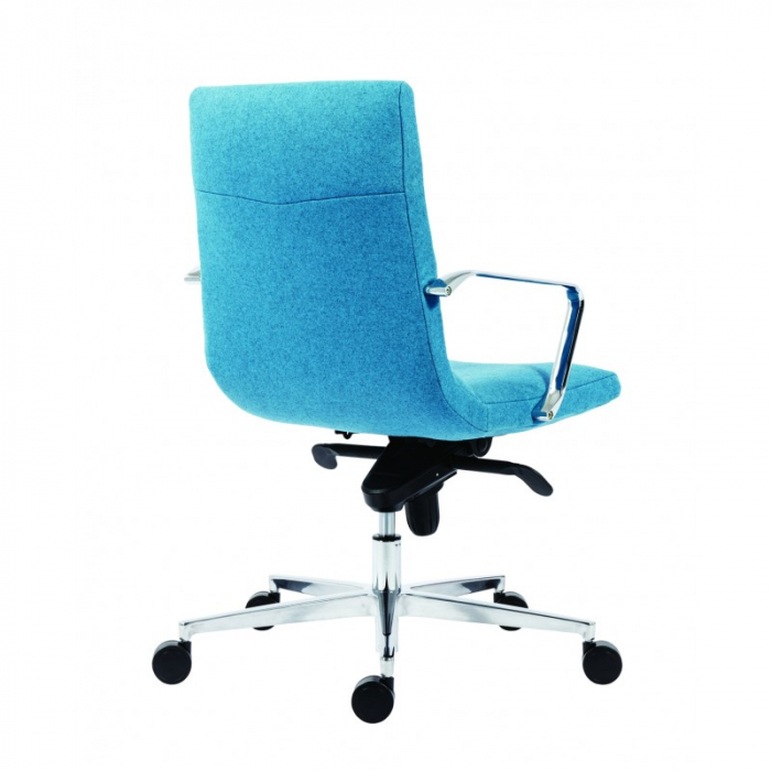 SCAUN DIRECTORIAL SHINY CU BAZA DIN ALUMINIU, MATERIAL ECO PIELE ARIZONA [3]