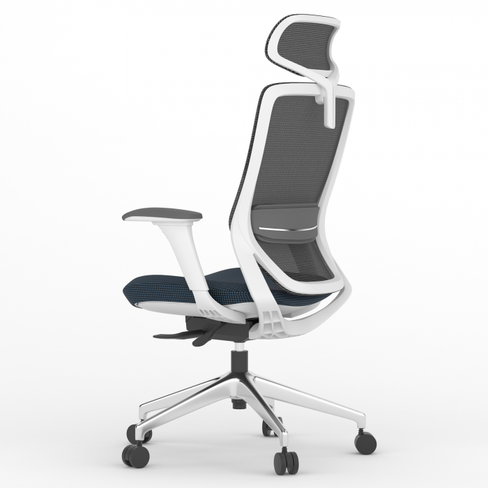 SCAUN ERGONOMIC COL, INDIGO, CU BAZA ALUMINIU [2]