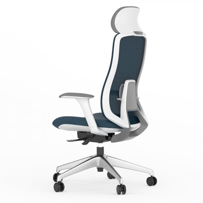 SCAUN ERGONOMIC LIDO-H, INDIGO, CU BAZA ALUMINIU [2]