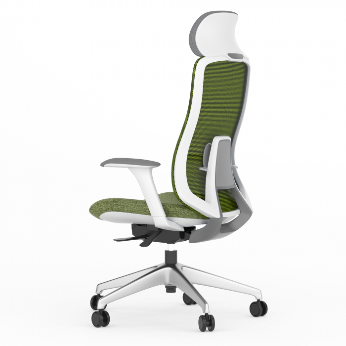 SCAUN ERGONOMIC LIDO-H, PRASINOUS, CU BAZA ALUMINIU [2]