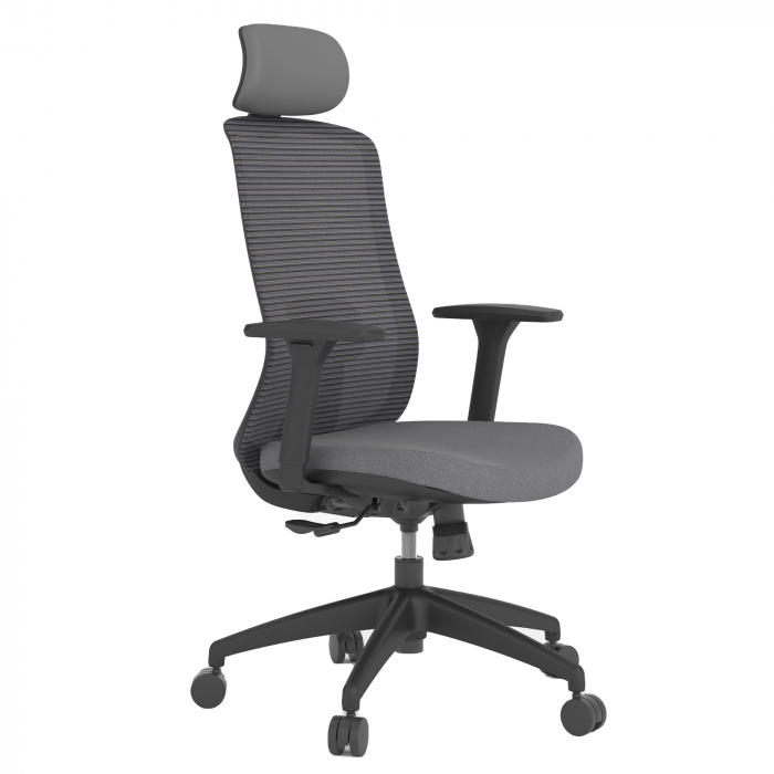 SCAUN ERGONOMIC ROVI, GRI INCHIS [1]
