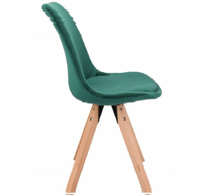SCAUN SCANDINAV,VERDE, CATIFEA S1 [3]