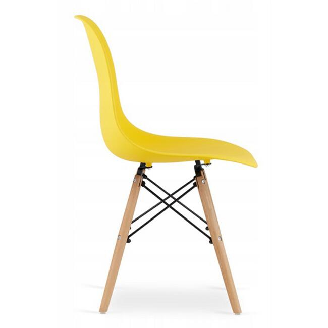 SCAUN STIL SCANDINAV, ARTOOL, OSAKA, PP, LEMN, GALBEN, 46X54X81 CM [7]