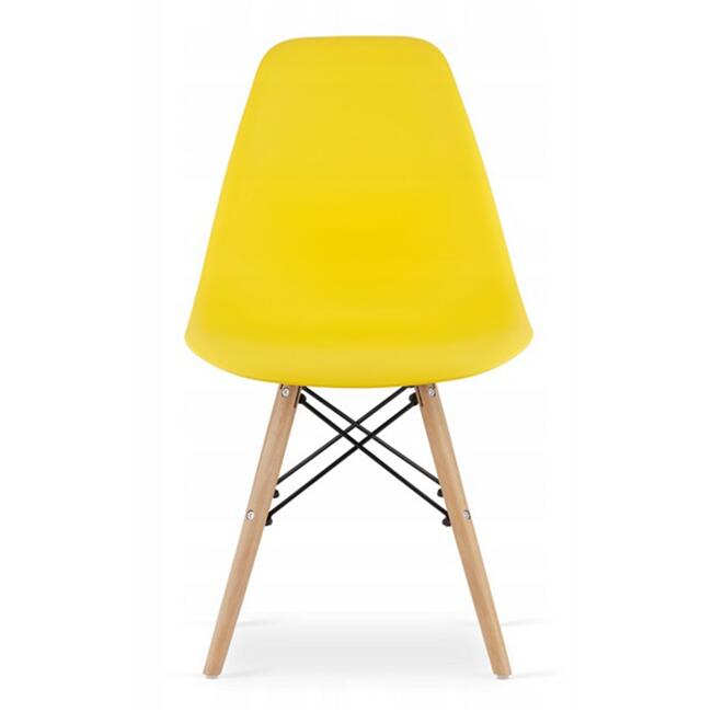 SCAUN STIL SCANDINAV, ARTOOL, OSAKA, PP, LEMN, GALBEN, 46X54X81 CM [5]