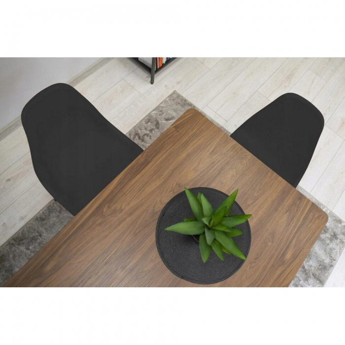 SCAUN STIL SCANDINAV, ARTOOL, OSAKA, PP, LEMN, NEGRU, 46X54X81 CM [8]