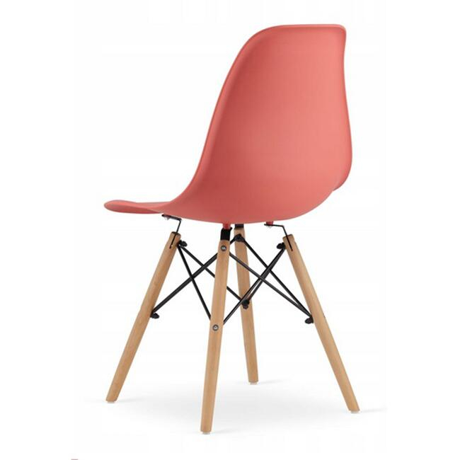 SCAUN STIL SCANDINAV, ARTOOL, OSAKA, PP, LEMN, VERMILION, 46X54X81 CM [6]