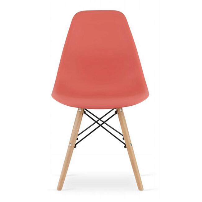 SCAUN STIL SCANDINAV, ARTOOL, OSAKA, PP, LEMN, VERMILION, 46X54X81 CM [2]
