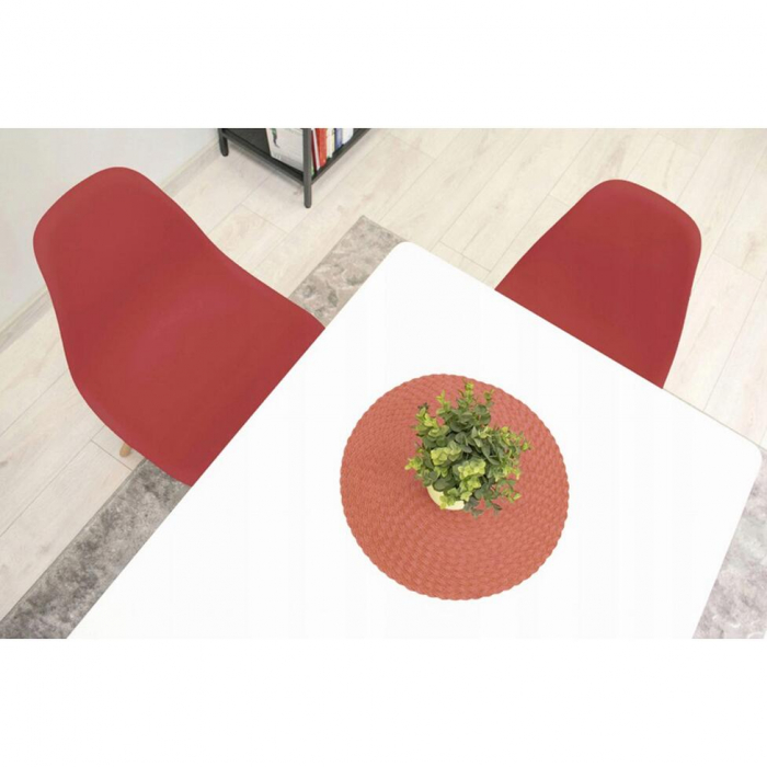 SCAUN STIL SCANDINAV, ARTOOL, OSAKA, PP, LEMN, VERMILION, 46X54X81 CM [8]