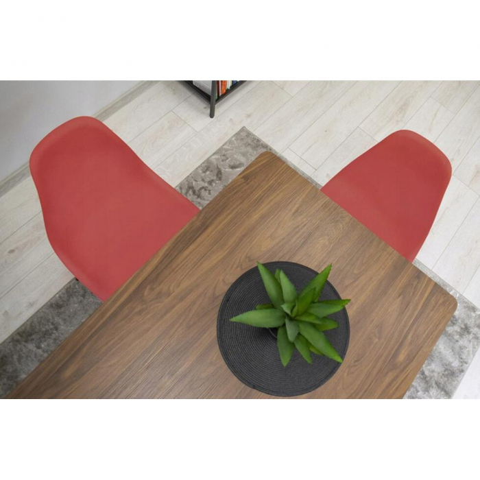 SCAUN STIL SCANDINAV, ARTOOL, OSAKA, PP, LEMN, VERMILION SI NEGRU, 46X54X81 CM [8]