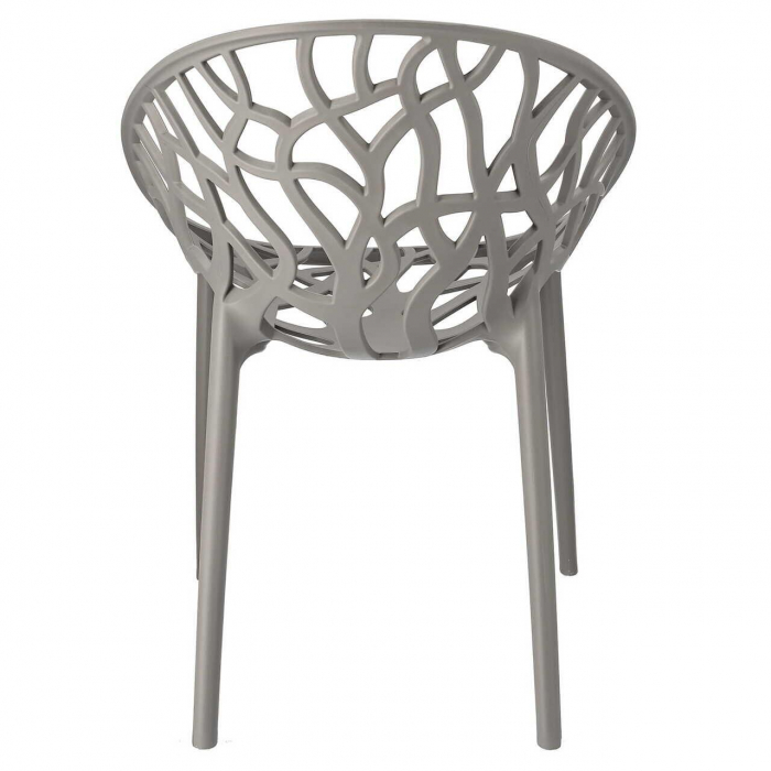 SCAUN TERASA/BISTRO, JUMI, ALBERO, PP, GRI, 58X56X80 CM [2]