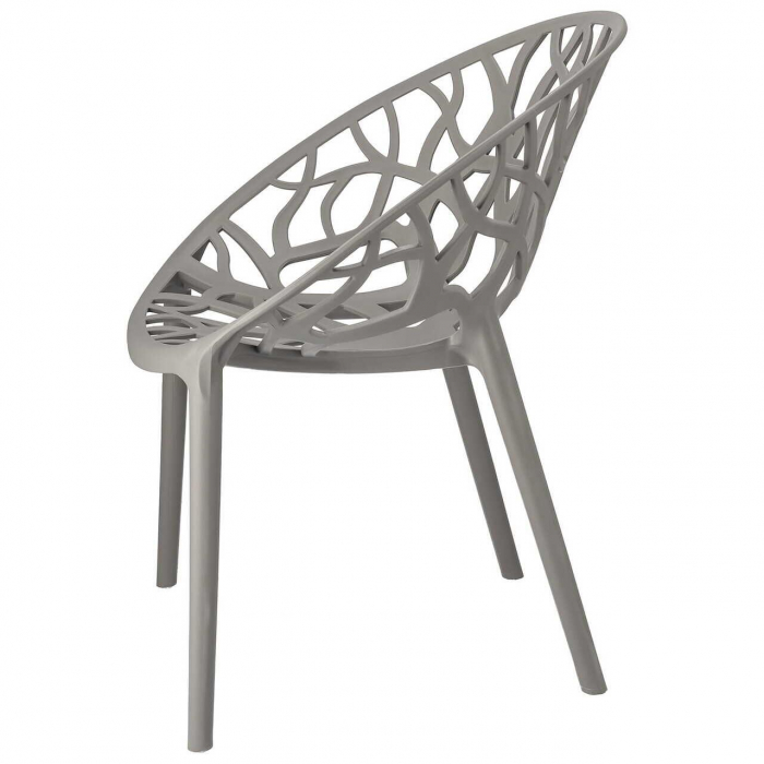 SCAUN TERASA/BISTRO, JUMI, ALBERO, PP, GRI, 58X56X80 CM [5]