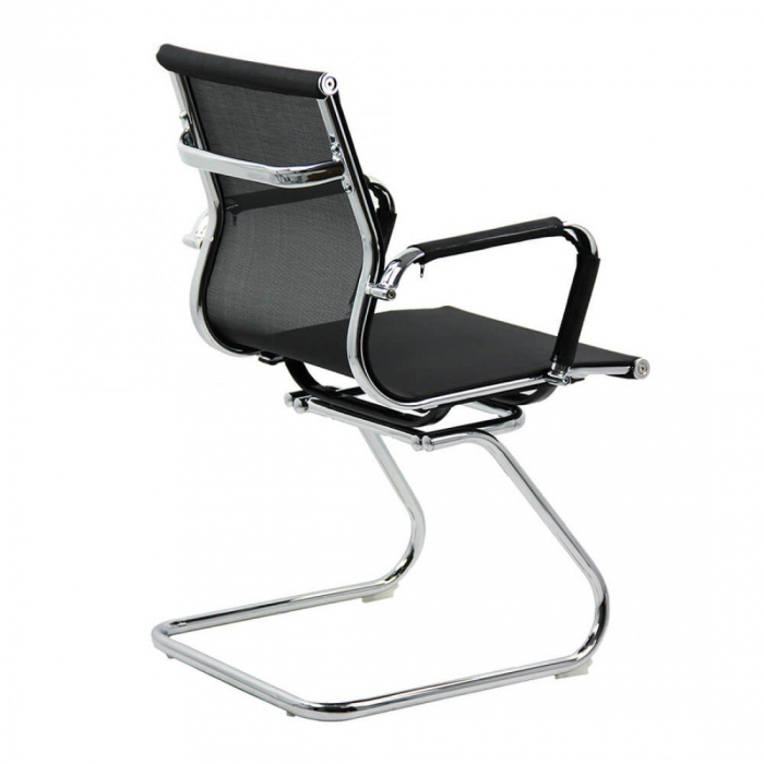 SCAUN VIZITATOR AZAY INTERIORS 804 NEGRU [2]
