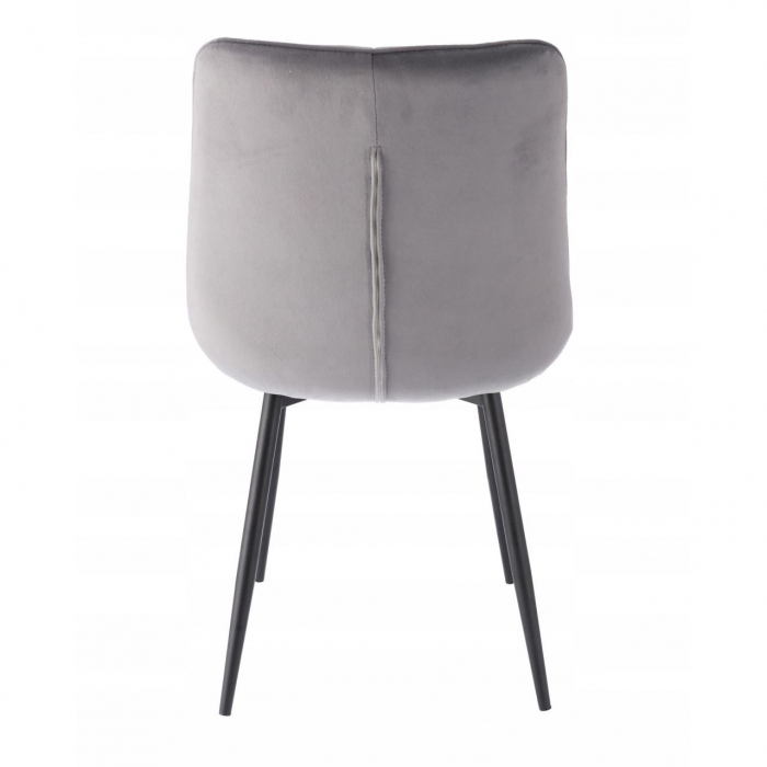 SCAUNE BUCATARIE/LIVING, METALIC, CATIFEA, GRI, SET 4 BUC, 53X63X83 CM, MISTY [3]
