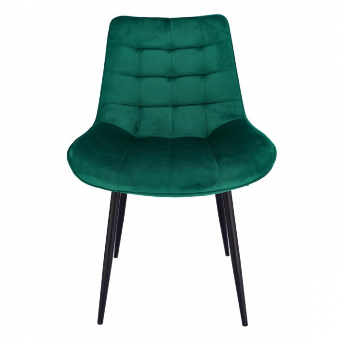 SCAUNE BUCATARIE/LIVING, METALIC, CATIFEA, VERDE, SET 4 BUC, 53X63X83 CM, MISTY [4]