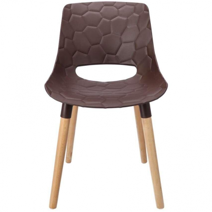 SCAUNE BUCATARIE/LIVING, PP, MARO, LEMN, MAX 130 KG, SET 4 BUC, 45X55X77 CM, DAVIS, JUMI [4]