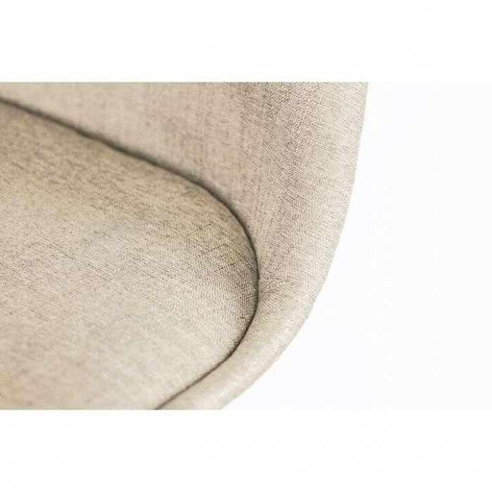 SCAUNE BUCATARIE/LIVING, STOFA, LEMN, GRI CALD, SET 4 BUC, 49X55X82 CM [8]