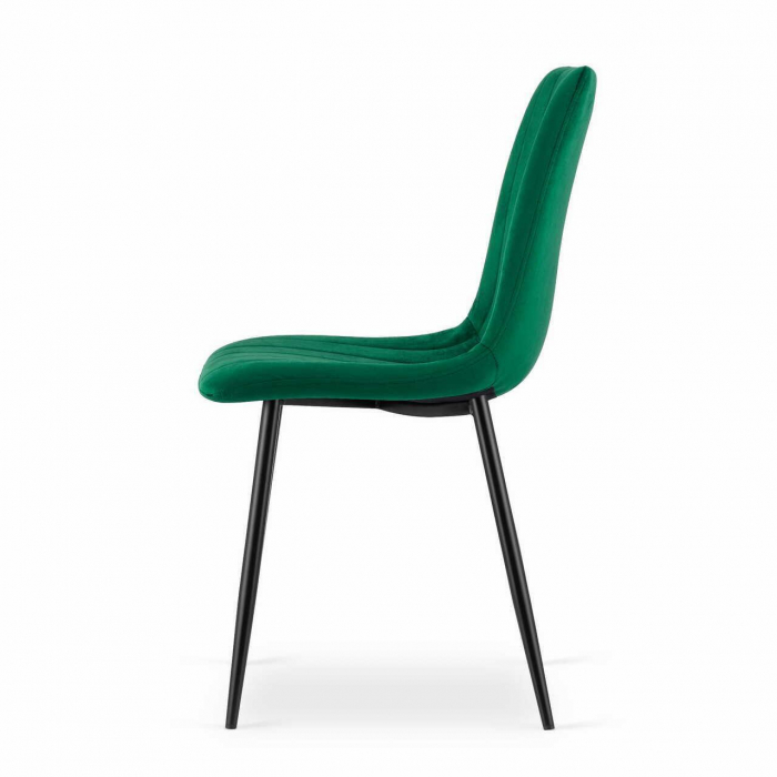 SET 4 SCAUNE BUCATARIE/LIVING, ARTOOL, LAVA, CATIFEA, METAL, VERDE SI NEGRU, 43X51X90 CM [3]