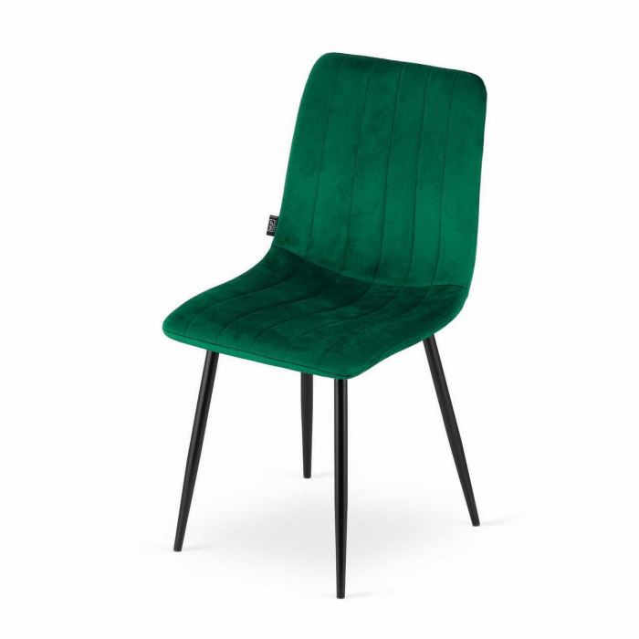 SET 4 SCAUNE BUCATARIE/LIVING, ARTOOL, LAVA, CATIFEA, METAL, VERDE SI NEGRU, 43X51X90 CM [5]