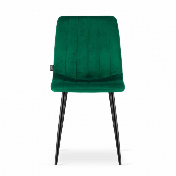 SET 4 SCAUNE BUCATARIE/LIVING, ARTOOL, LAVA, CATIFEA, METAL, VERDE SI NEGRU, 43X51X90 CM [2]
