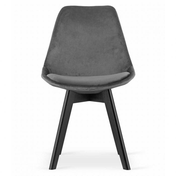 SET 4 SCAUNE BUCATARIE/LIVING, ARTOOL, NORI, CATIFEA, LEMN, GRI SI NEGRU, 48.5X54X84 CM [7]