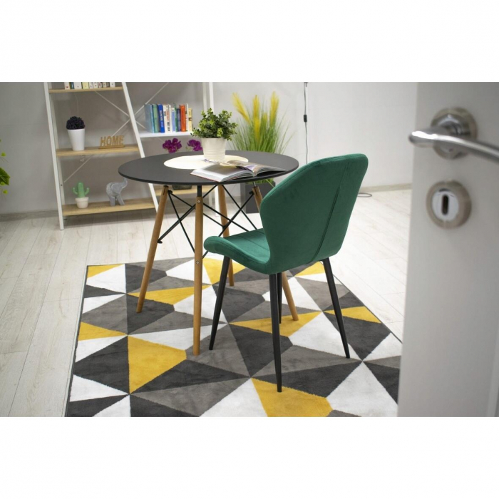 SET 4 SCAUNE BUCATARIE/LIVING, ARTOOL, TERNI, CATIFEA, METAL, VERDE, 50X62X86 CM [10]