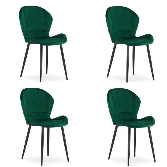 SET 4 SCAUNE BUCATARIE/LIVING, ARTOOL, TERNI, CATIFEA, METAL, VERDE, 50X62X86 CM [1]