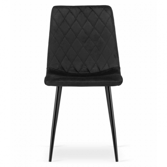 SET 4 SCAUNE BUCATARIE/LIVING, ARTOOL, TURIN, CATIFEA, METAL, NEGRU, 44.5X53X88.5 CM [3]