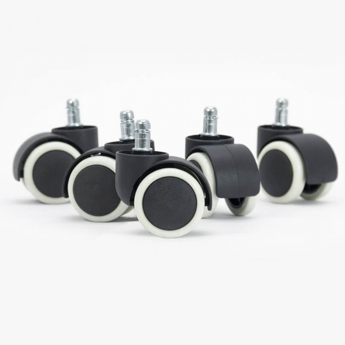 SET 5 ROLE GUMATE ALBE PENTRU SCAUN BIROU [1]