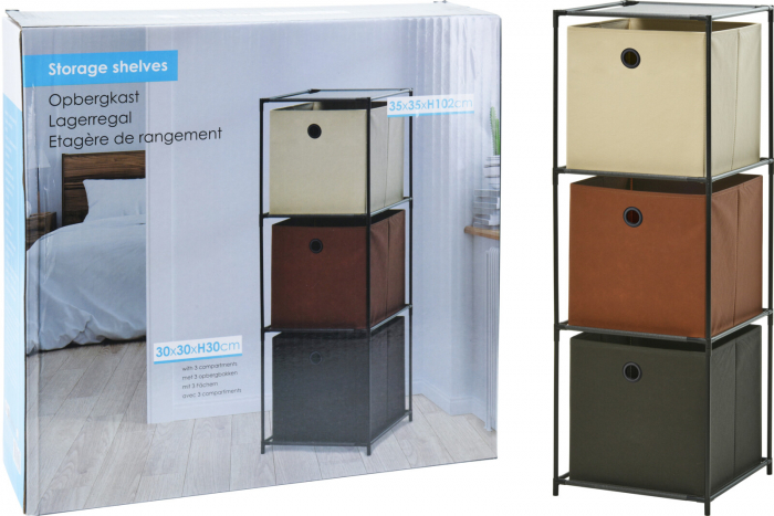 Set de rafturi de depozitare cu design modern [1]